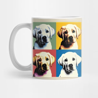 Pop Retro Labrador Retriever Art - Cute Puppy Mug